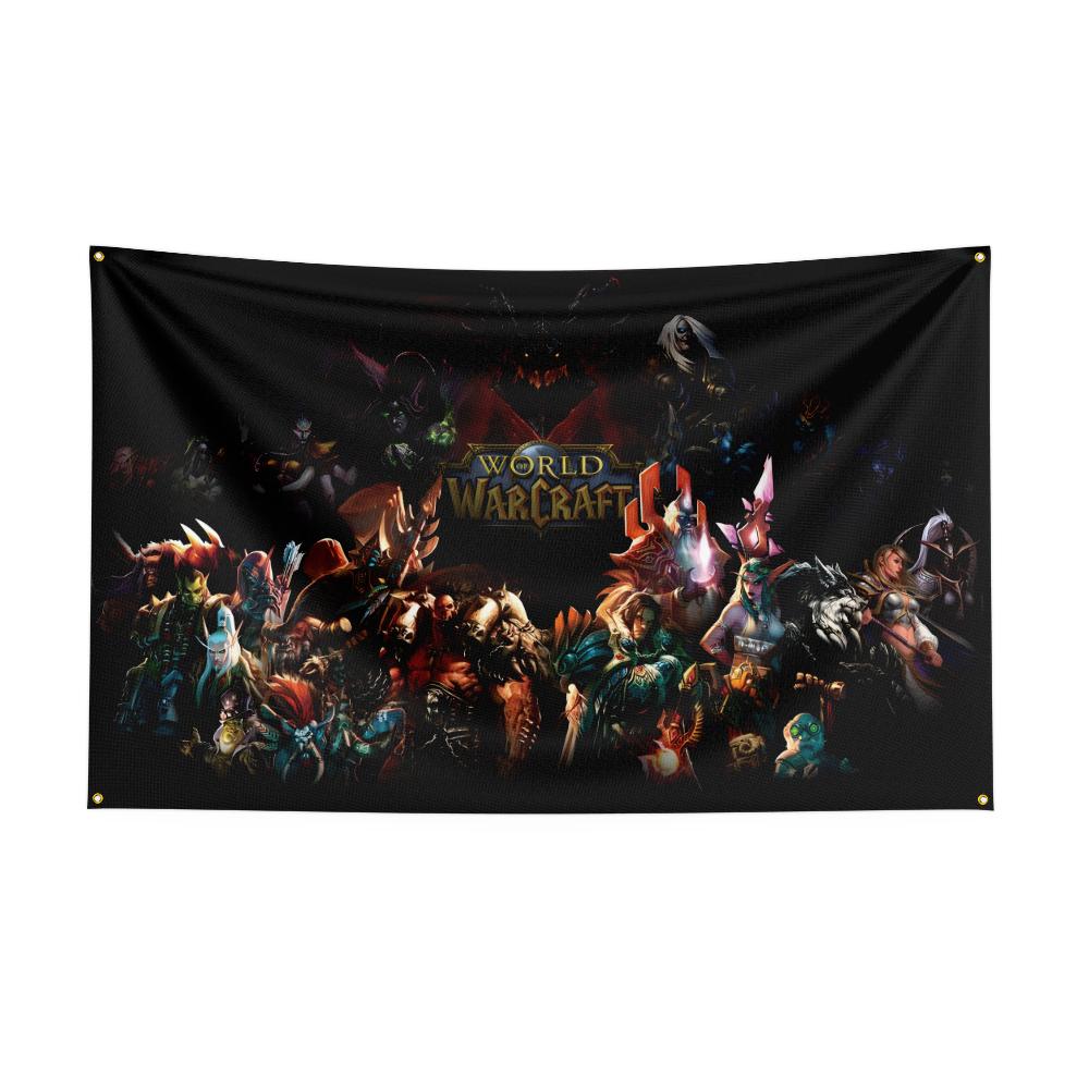 23ft 35ft Bandiera di World of Warcrafts Wow Poliestere Stampata Digitalmente Arazzo Gioco Tenda Per Decorazione Dota1s