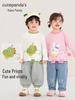 T-shirt a maniche lunghe Kaka Panda per bambini e bambine - Moda Primavera/Autunno