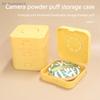 Large Powder Puff Storage Box Breathable Powder Puff Case Dual Use Of Dry Wet Do Not Eat Powder Makeup Sponge Organizer