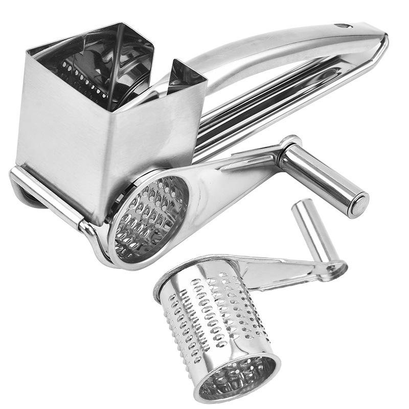 Stainless Steel Hand Rotating Cheese Grater Creative Kitchen Grater Household