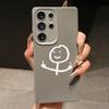 Samsung A07 A16 Xiaomi Redmi 13C 14C for iPhone 17 16 Pro Max Infinix Realme Phone Cases Soft brown Leather pattern TPU Case NY50 Cartoon Matchman art