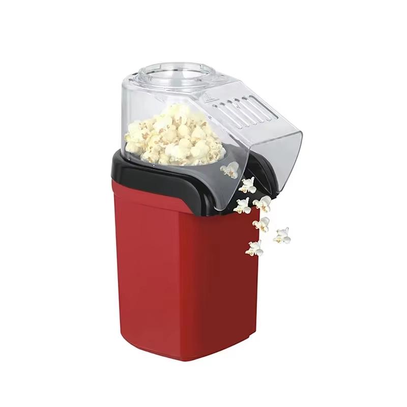 

Premium Electric Popcorn Maker Hot Air Corn Popper Fast Heating Stylish Design Perfect For Homemade Snacks Home Theater Kitchen красный