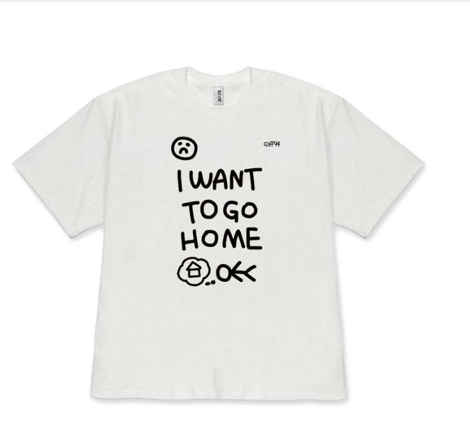 

Kawaii Tops Funny I Want To Go Home Graphic TShirt for Unisex Women Casual Short Sleeve Humor Tee Shirt for Teen Boys Girls Cute S