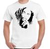Marley T-Shirt, Herren Reggae Unisex Top Jamaika Wailers Jamaikanische Flagge