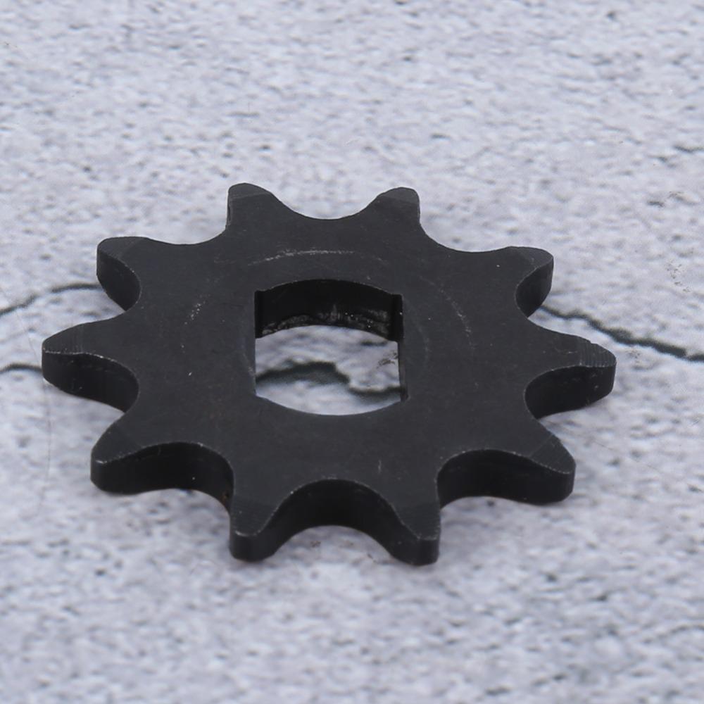 Heavy Duty Motor Sprocket Black Chain Sprocket Durable Pinion Gear  Electric Scooter 10T