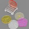 Irregular Flower Pattern Coaster Tray Silicone Mold Epoxy Resin Mold for Stylish Home Decoration Handmade Cup Mat Mould