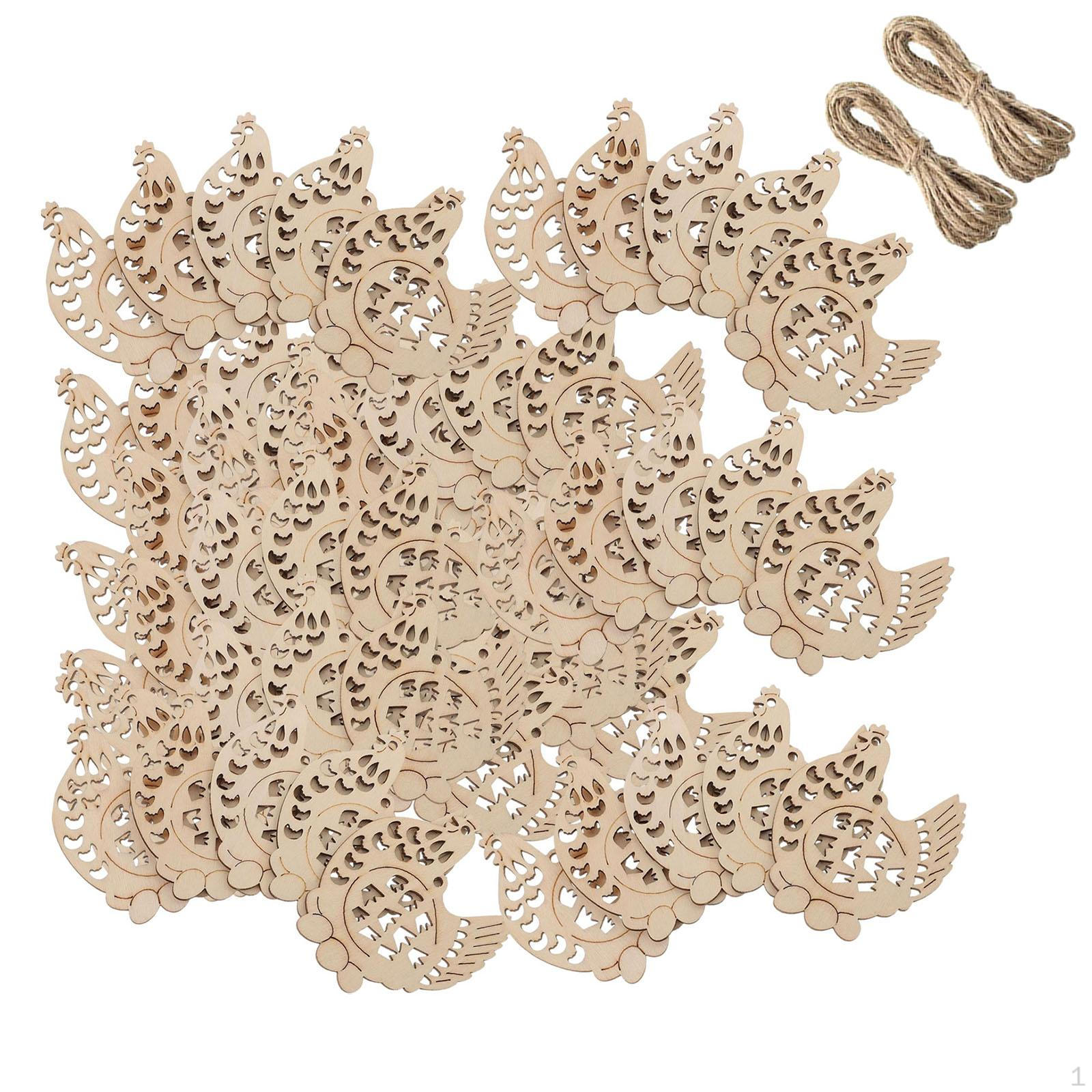 

Деревянные фигурки животных, Незаконченные поделки с веревками, Украшения для подвешивания на окна, Свадебные украшения, Hen