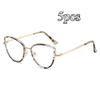 New Fashion Cat Eye Women Anti Blue Light Eyeglass Imported High Quality Brand Anti Radiation Eyeglasses/Replaceable Len