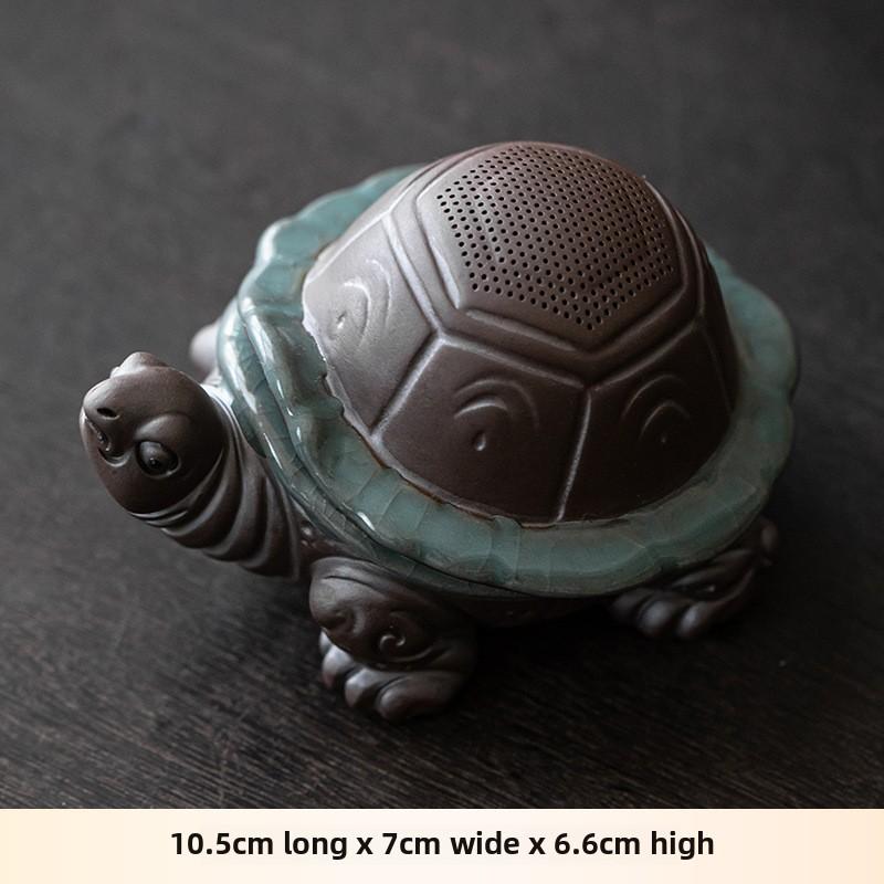 Little Turtle Tea Filter Household Creative Teahouse Tabletop Decoration Small Tea Separator Ceramic Filter Teaware Accessories