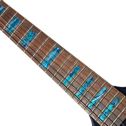 Inlaystickers Jockomo Standard Block/Avalon Blue Guitar Inlay Sticker