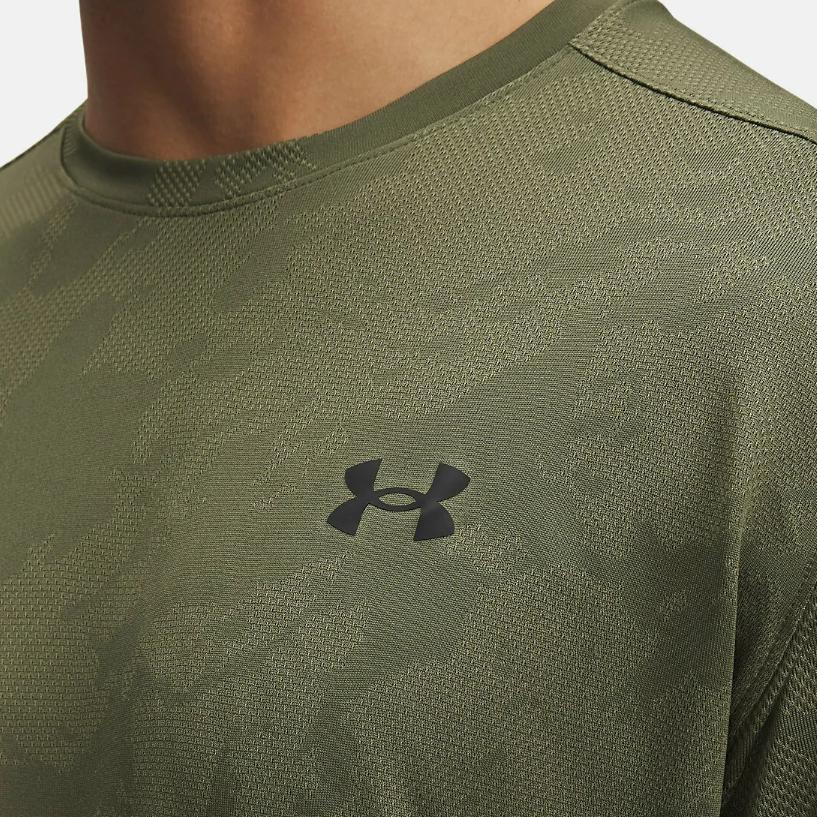 Under Armour Tech Vent Jacquard Logo Crew Neck Short Sleeve T-Shirt Men tops 1390047-001