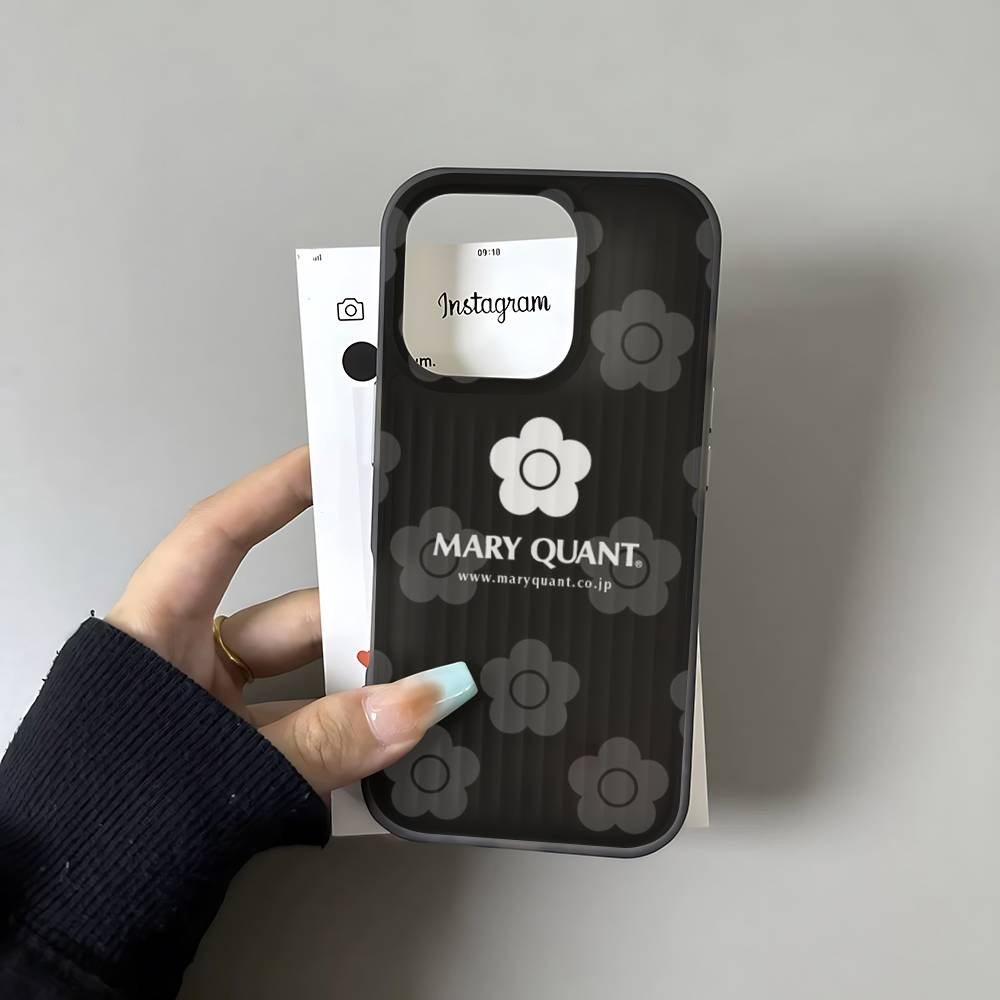 Modemarke Q-Quant Mary Für IPhone 17 16 15 11 12 13 14 Pro Max Plus Pro Wellige Transparente Rückseite Handyhülle
