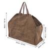Wytrzymała płócienna torba na drewno kominkowe Duży uchwyt na drewno kominkowe Torba na zakupy Akcesoria do kominka Pieca na drewno Torba do przechowywania na kemping BBQ Grill