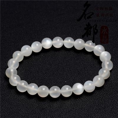 Mingdu Crystal Natural White Moonstone Bracelet White Moonstone Bracelet