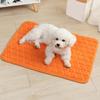 Pet Bed Non-slip Bottom Durable Seam Heart Pattern Skin-touch Comfortable Rest Cloth Padded