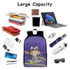 Travel Laptop Backpack, Fits 15.6 Inch Notebook, with Multiple Organizational Compartments for Teen Student Business Work K728