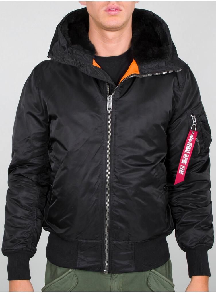 Зимняя куртка Alpha Industries MA-1 Hooded (158104) black (158104-3)