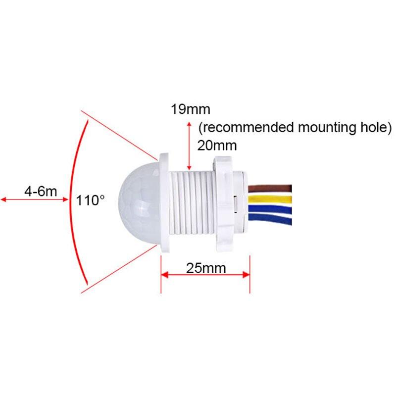 Infrared Motion Sensor Switch Detection Automatic Open Light