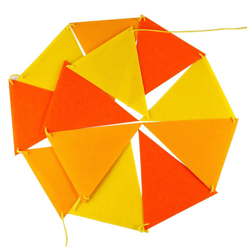 Bunte Feiertagsfilz DIY Wimpelgirlande - Thanksgiving, Halloween, Weihnachten, Geburtstagsdekorationen