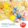 60pcs Toys Gumballs Vending Machine Capsules Fillable Capsules Gumballs Machine Capsules Party Favor Fillable Empty Balls Empty Ball for Party
