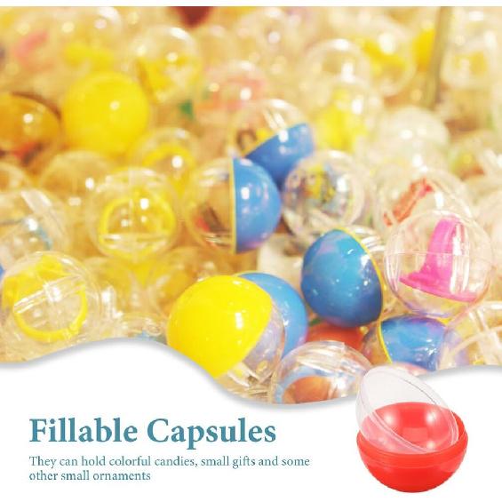 60pcs Toys Gumballs Vending Machine Capsules Fillable Capsules Gumballs Machine Capsules Party Favor Fillable Empty Balls Empty Ball for Party