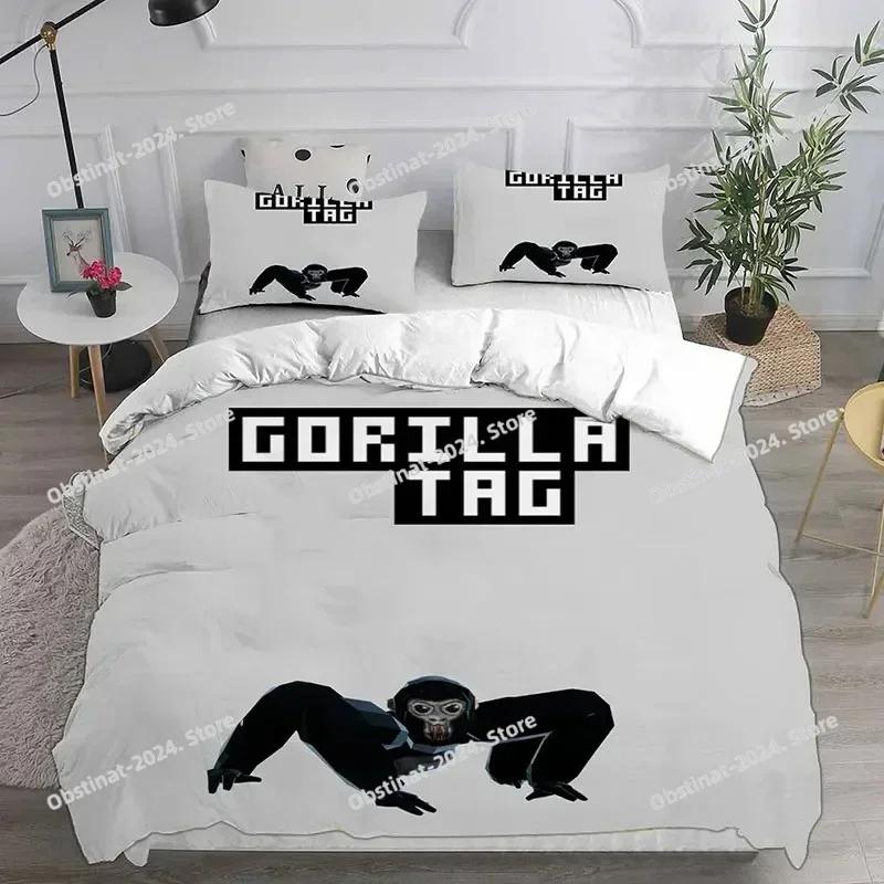Fashion 3D Gorilla Tag Bedding Set Printed single Comforter Quilt Bed Cover Duvet Cover Pillow Case 3 Pieces Set Kids Adult Size