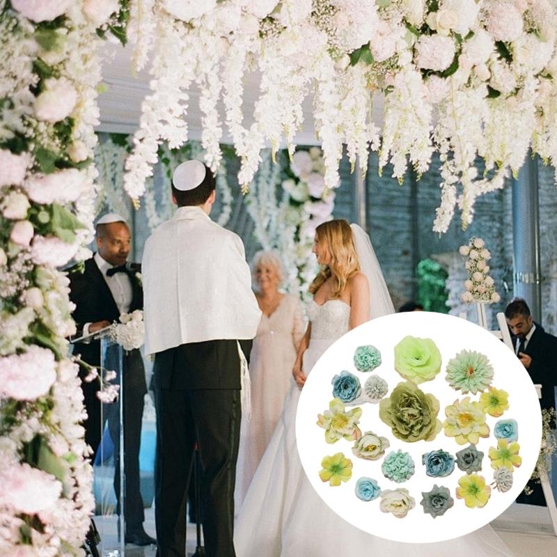 42Pcs Artificial Flower Buds Small Flower Buds For Wedding Flower Arrangements Sewing Craft Clothing Cake Top Decoration