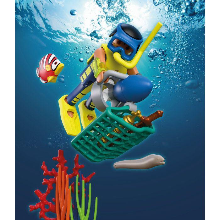 Playmobil 72078 Policiers plongeurs et trésor