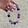 2024 Year of the Dragon Natural Amethyst Bracelet: New Purple Fire Amethyst Design