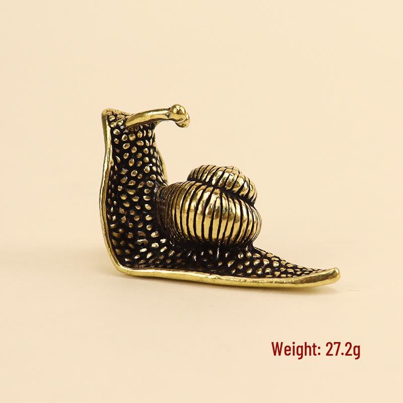 

Chinese Style Snail Ornaments: DIY Brass Home Decor, Luxury Gifts for Living Room