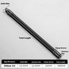 Flexible Socket Ratchet Wrench Drive Extension Auto Repair Tool 1/2 Driver Flexible Socket Extension Bar Wrench Extension Rod