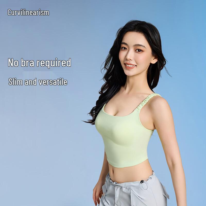 Women s Built-in Bra Padded Camisole L