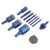 Diamond Hole Saw Kit Tile Drill Bits High Carbon Steel Diamond Drill Core Bits with Case for Porcelain Ceramic Granite