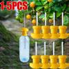 1-5Pcs Fruit Plastic Drosophila Catcher Pest Insect Control Fly Trap Killer Cover For Home Farm Orchard