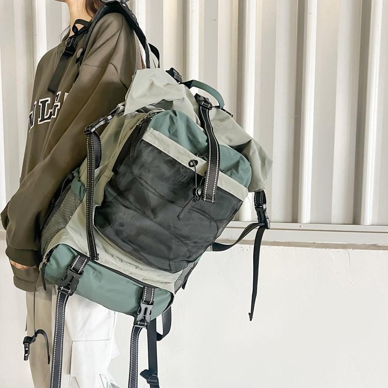 

Крутой инструментальный рюкзак большой емкости для локомотива и пешего туризма 2025 года, трансграничная новинка, рюкзак с функцией для отдыха