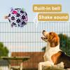 Hond Knuffel Bal Geluid Interactief Hondenspeelgoed Pluche Rammelaar Bal Huisdier Puppy Speelgoedbal Schattig Verlichten Verveling Schudden Doek Bal