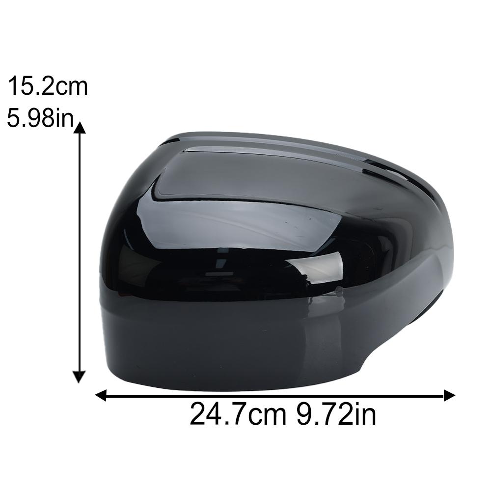 Rearview Mirror Cover Shell Cap For VOLVO XC60 2018     Glossy Black Side Mirror Cover Shell Cap Car Accessories
