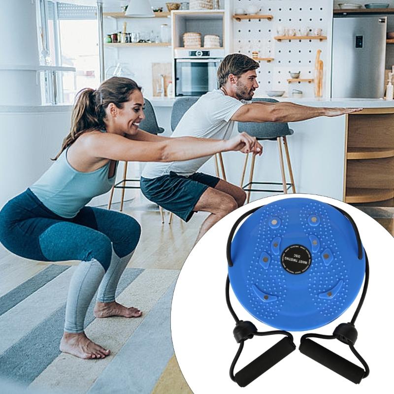 Twist Waist Disc Balance Board with Drawstrings, Body Shaping Waist Twisting Disc Fitness Waist Wriggling Plate