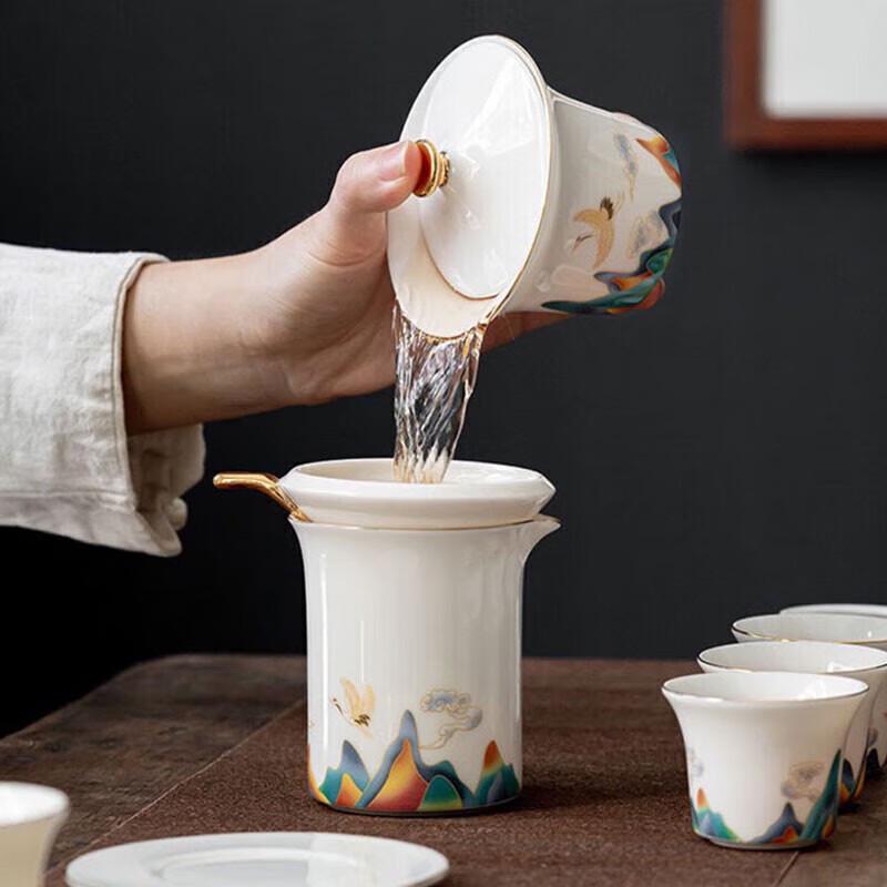 Zhizhe Jueqi Chinese Ceramic Tea Set