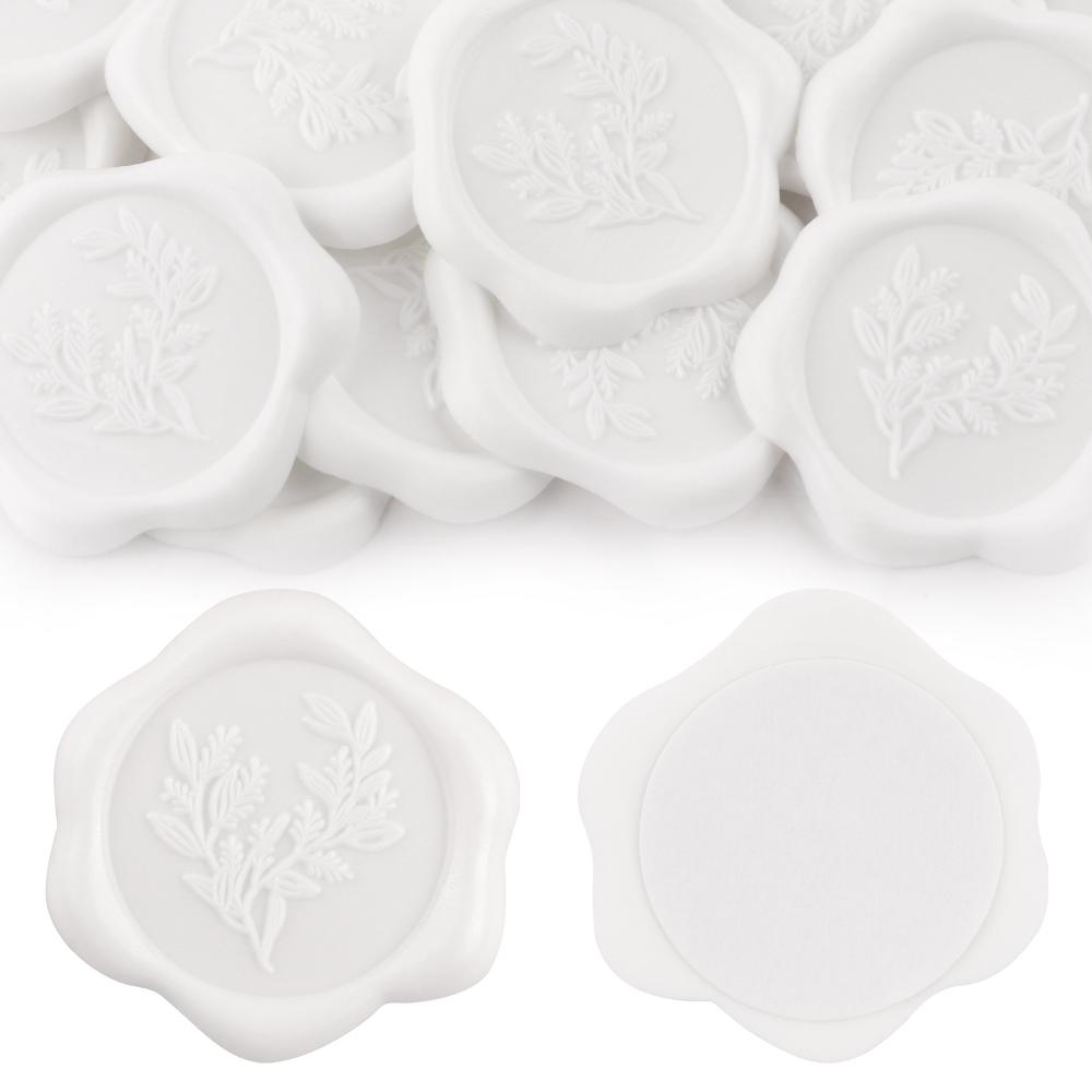 20Pcs Wax Seal Stickers Multicolor Eucalyptus Wedding Invitation Envelope Self- Adhesive Seal Stickers Perfect for Invitation