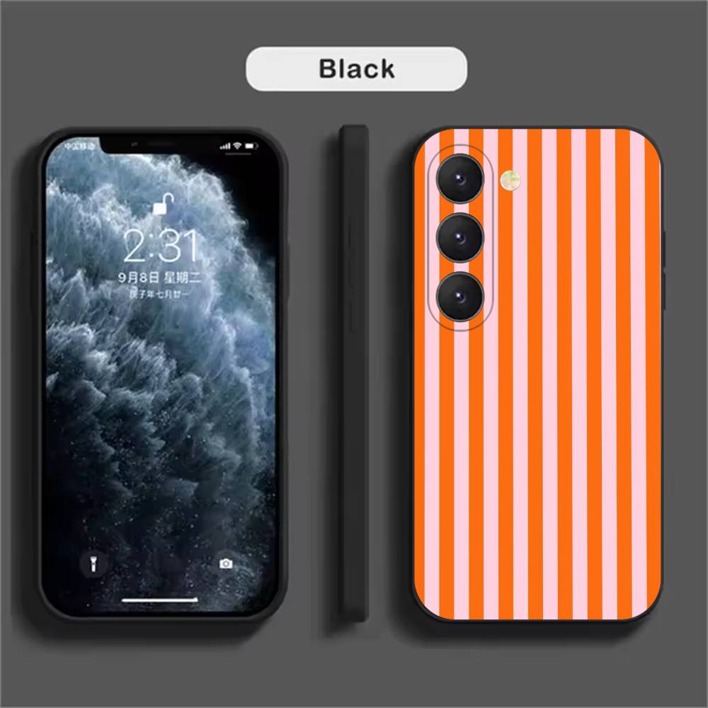 Colorful Striped Phone Case For Samsung Galaxy A52 A42 A32 A22 A12 A02S A72 A73 A51 A41 A31 A21S A71 A40 A30S A20S