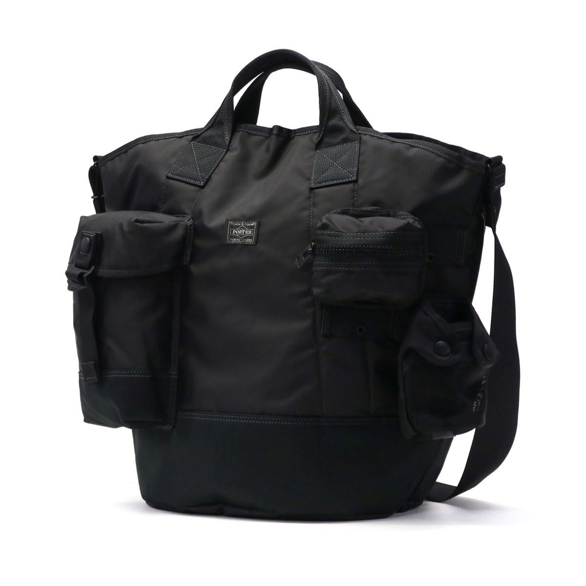 

All 2WAY BUCKET TOTE with POUCHES Tote Bag Black [Porter] 502-05959