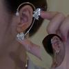 1 Pcs Butterfly Earcuff For Women Without Piercing Earrings 2023 Fashion Ear Clip Bride Wedding Jewelry