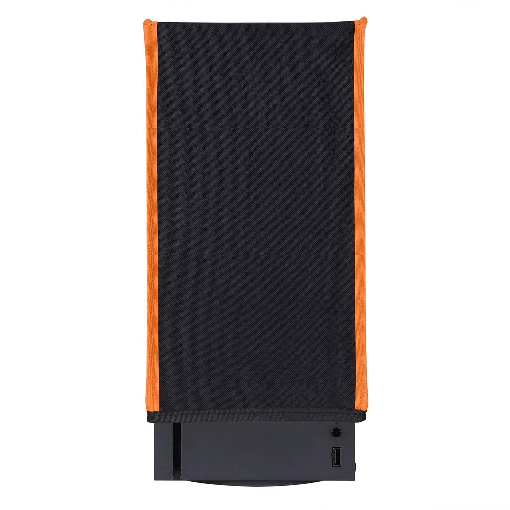 PlayVital Nylon Dust Cover for Xbox Series X Console Soft and Clean Lined Dust Waterproof Cover Sleeve for Xbox Series X Console or Orange (Vertical