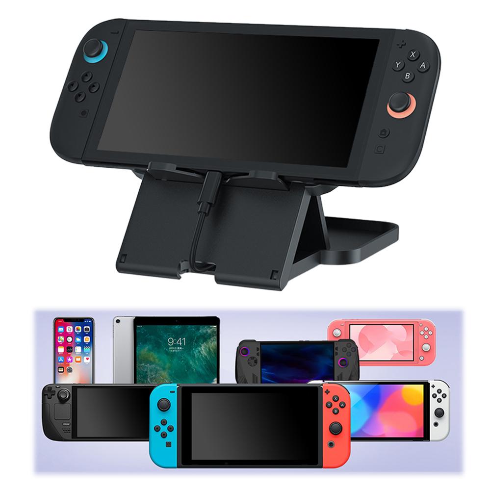 For NS 2 Multi-Angle Bracket Wear Resist Game Console Display Rack Foldable Stand Bracket for Mobile Phone/Tablet Holder