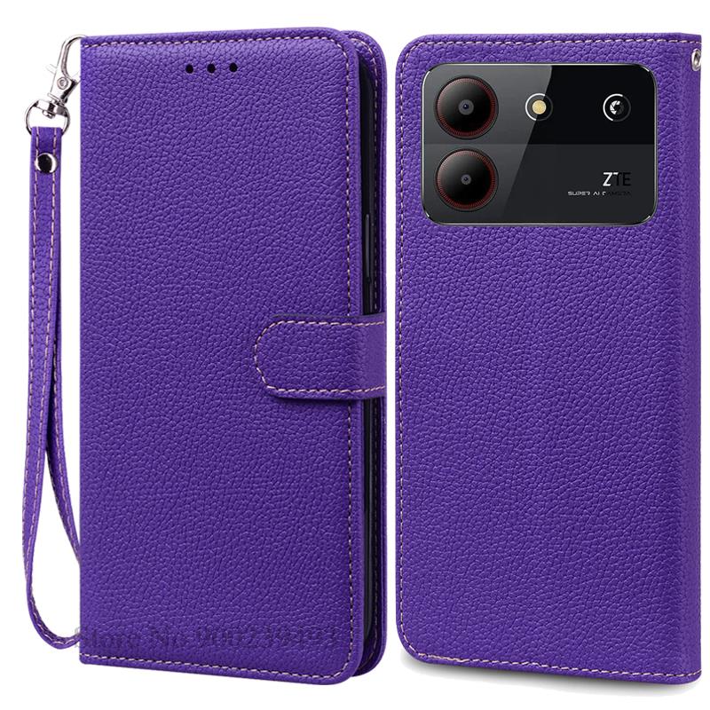 For ZTE Blade A54 Case Leather Wallet Flip Case For ZTE Blade A54 Cover Coque Fundas For ZTE Blade A54 Phone Case Bumper