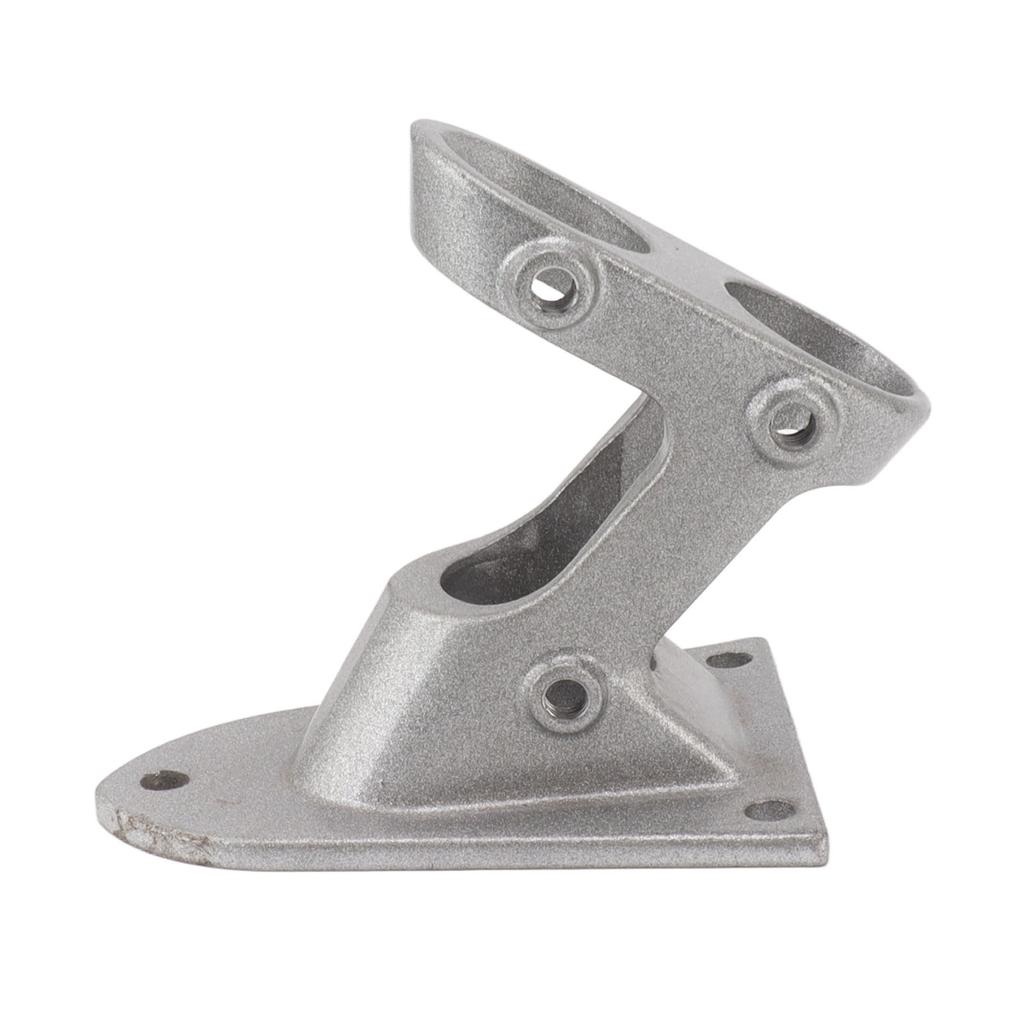 Flag Pole Holder Bracket Aluminum Alloy Double Hole Rustproof Thickening Heavy Duty Flag Holder for