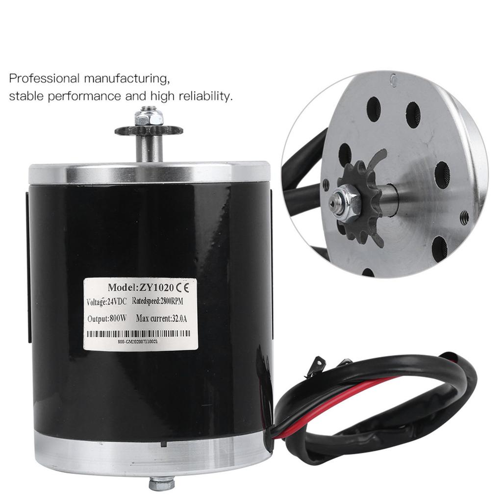 24V 800W High Speed Metal Motor with Feet Accessory for Electeic Scooter E-Scooter E Bike