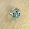 London Blue Topaz Silver Ring 2.967ct (1990193)