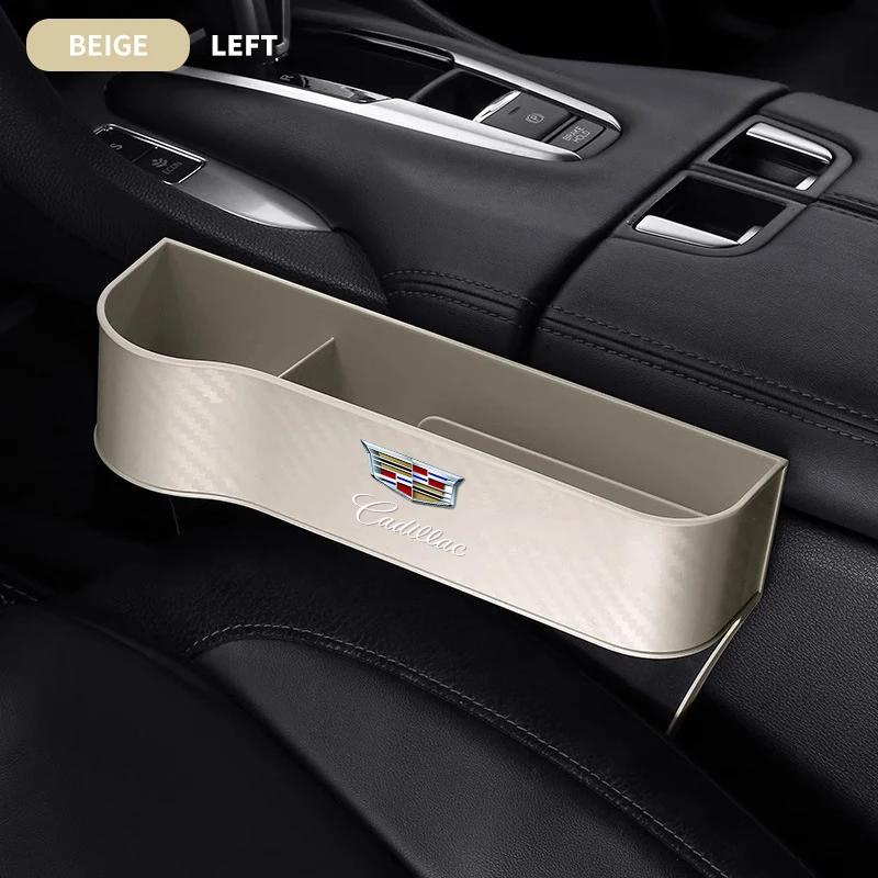 Autositz-Spalt-Aufbewahrungsbox Sitzspalt-Schlitz-Tasche Fänger Organizer Für Cadillac XT4 XT6 CTS DTS STS XTS ATS BLS SLS CT5